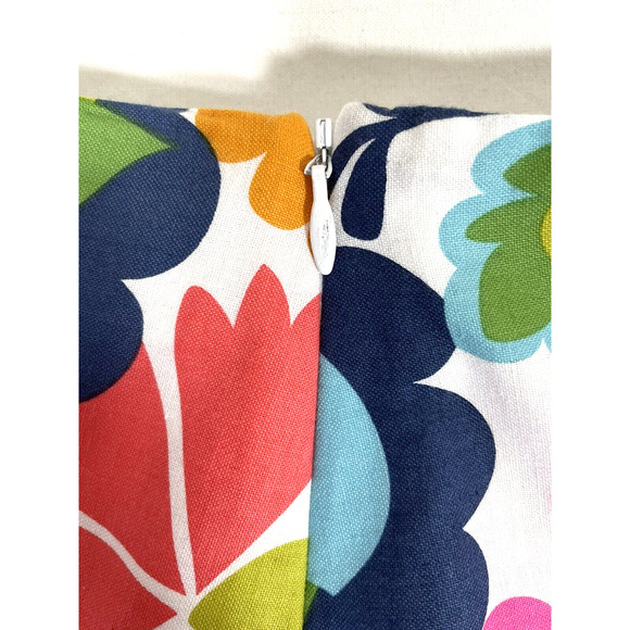 Sevier Skirts Multicolor Geometric Print A-Line Skirt Custom Made Sz 4 - Picture 3 of 4